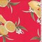Red Lemon Bunch Double Brushed Jersey Knit Fabric By the Yard